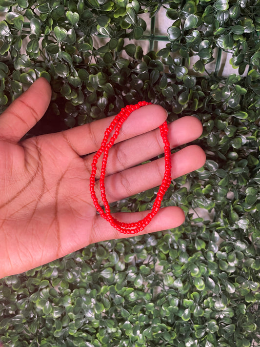 Red berry anklet