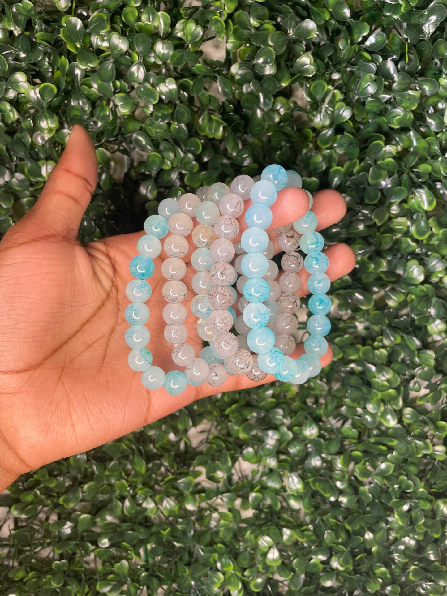 Ocean breeze beaded bracelet