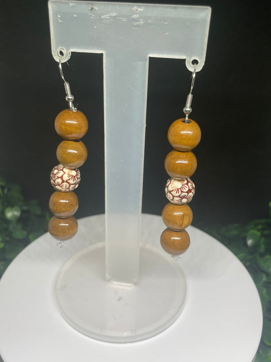 Wood earrings