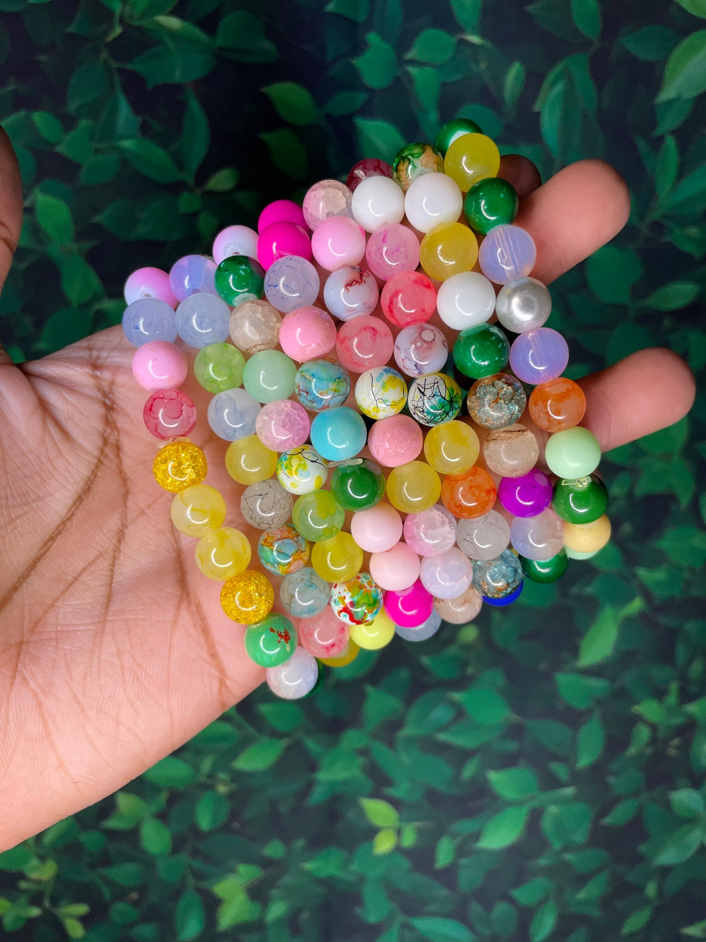 Junk beaded bracelets