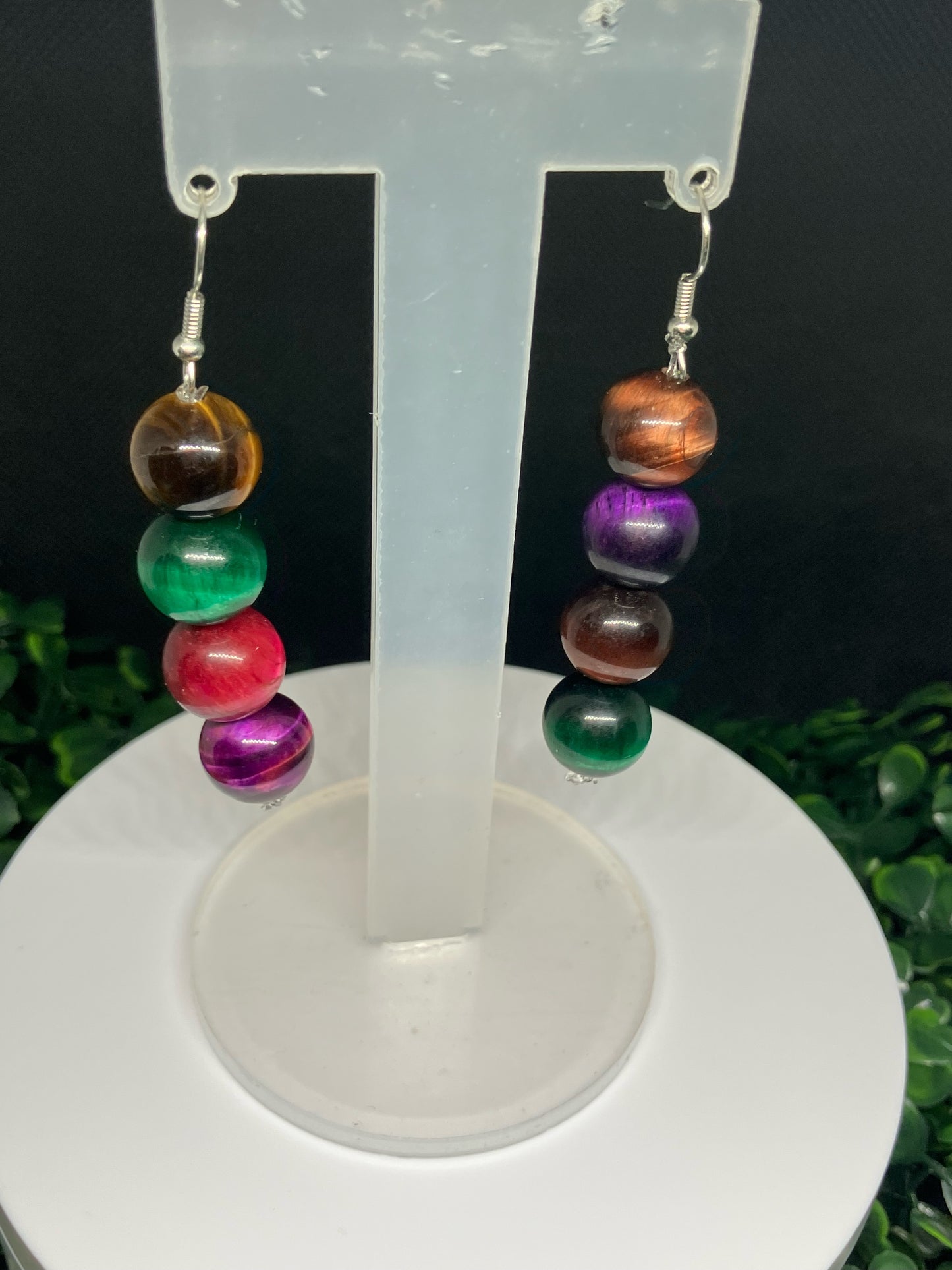 Tiger eye earrings