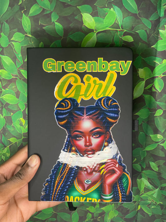 Green Bay girl notebook