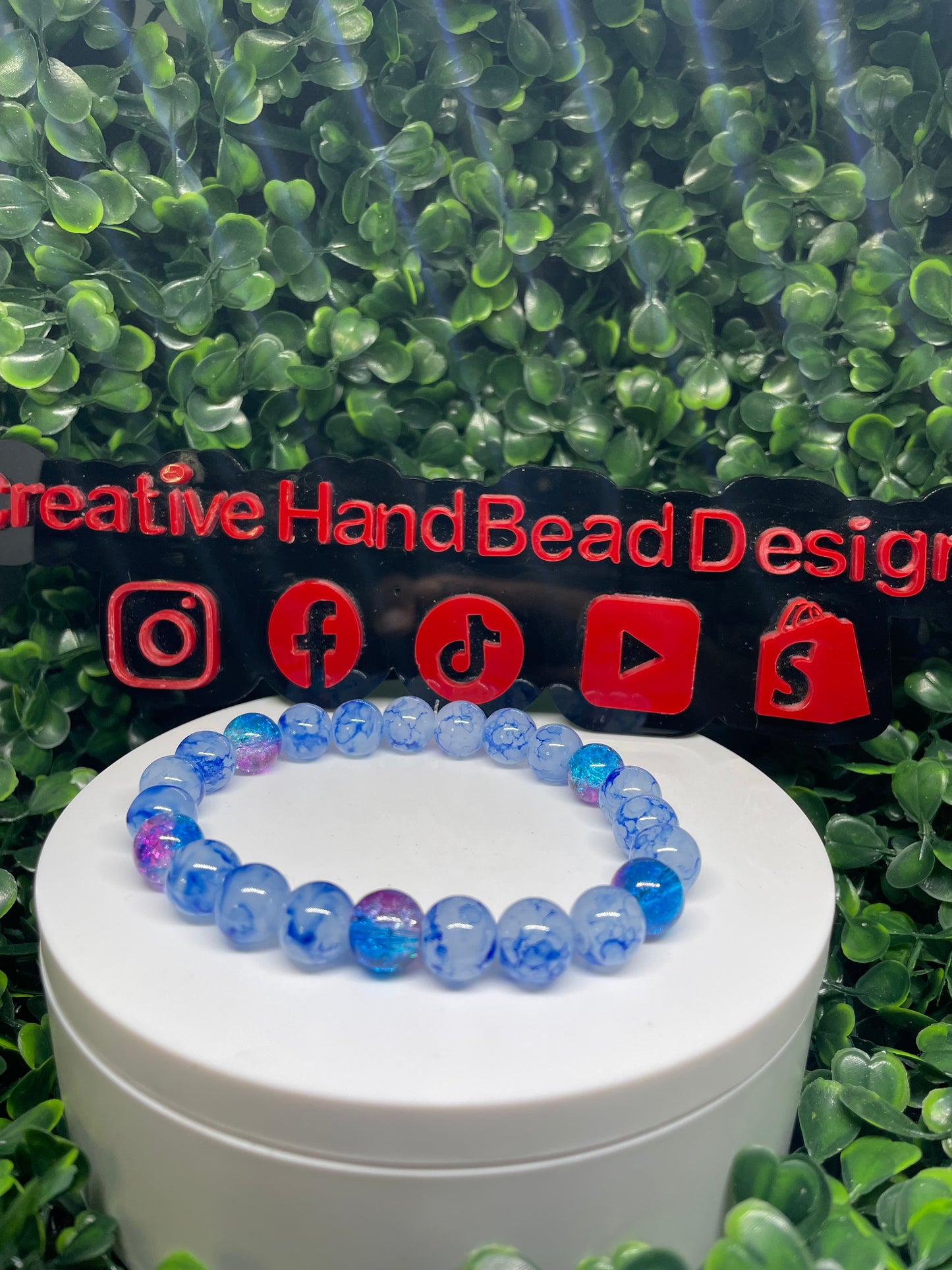 Blue mix bracelet