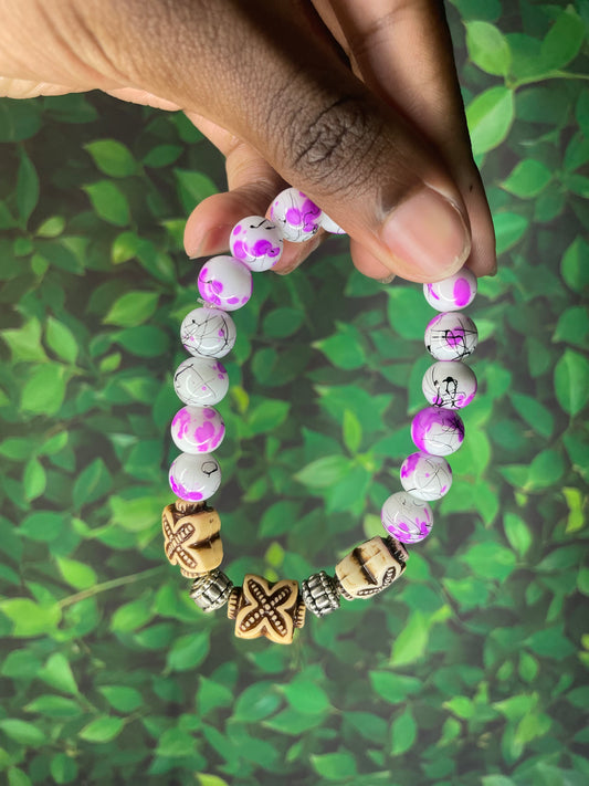 Purple Hawaii bracelet