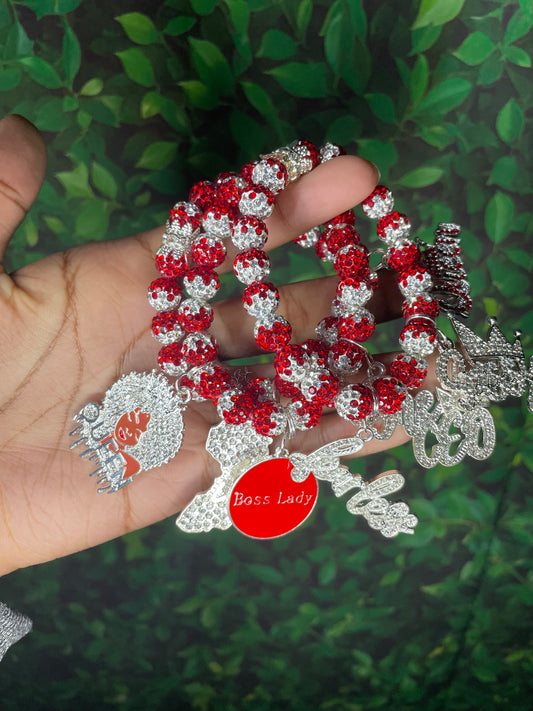 Red Boss lady bracelet sets