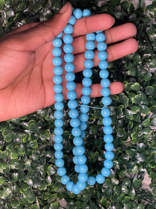 Baby blue bead strand