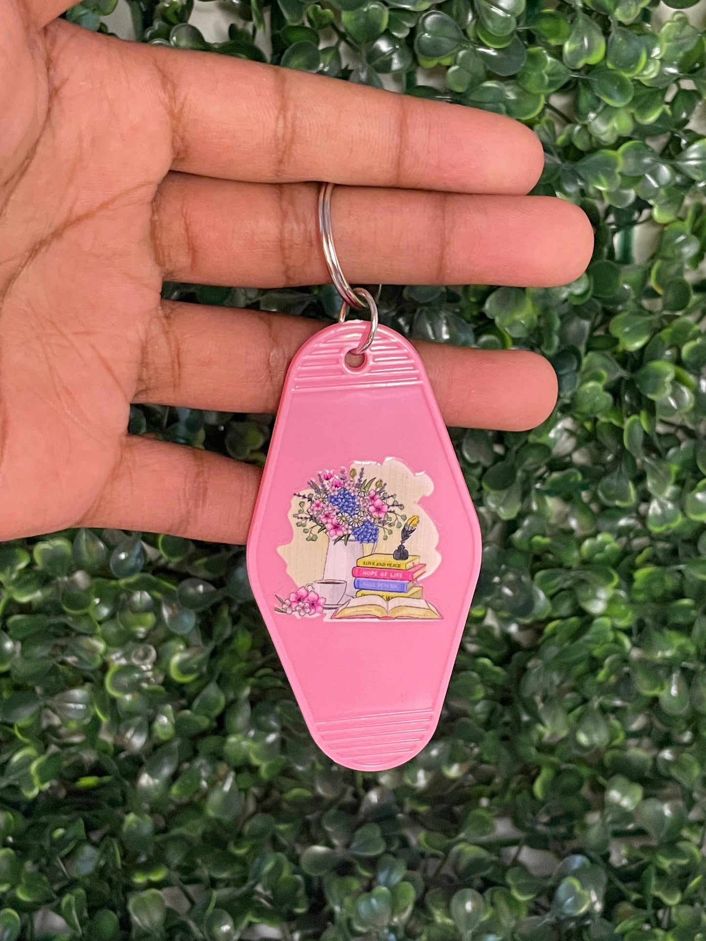 My lady flower keychains