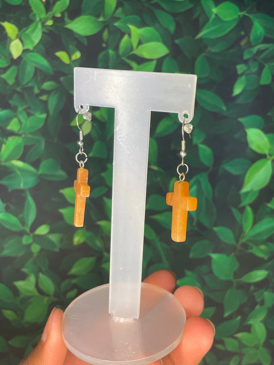 Cross earrings