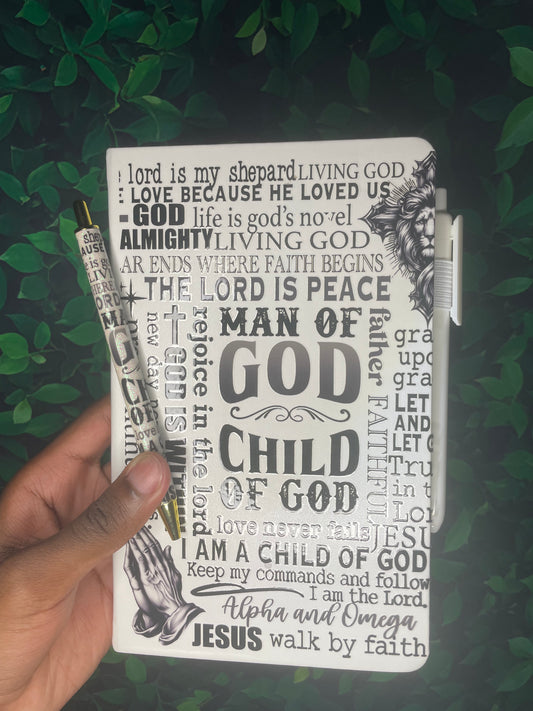 Man of God Notebook set